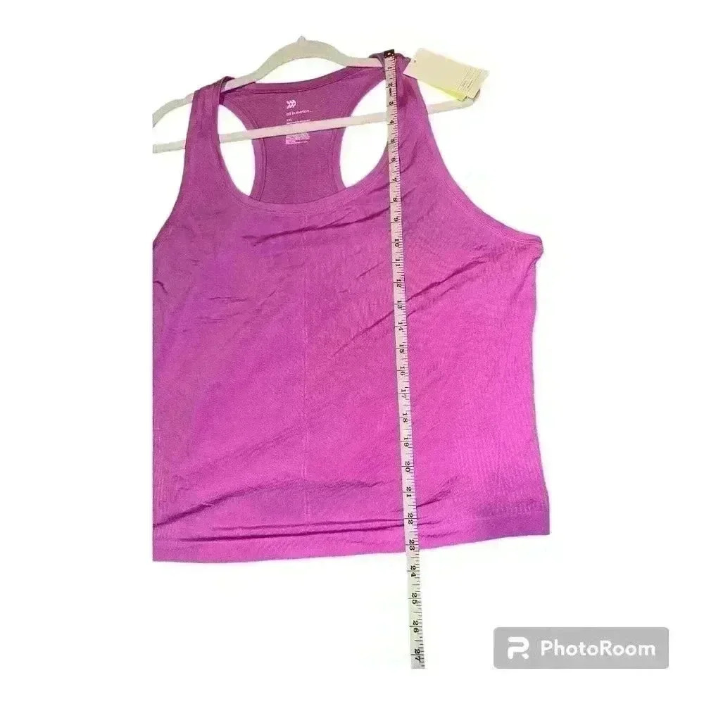 All‎ In Motion Purple Seamless Racerback Tank, XXL - Picture 4 of 4